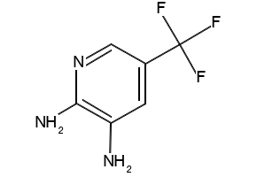 5-(TRIFLUOROMETHYL)PYRIDINE-2,3-DIAMINE structure, CAS 107867-51-6
