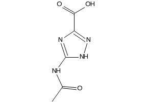 5-ACETAMIDO-1H-1,2,4-TRIAZOLE-3-CARBOXYLIC ACID structure, CAS 199291-95-7