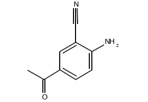 5-ACETYL-2-AMINOBENZONITRILE structure, CAS 33720-71-7