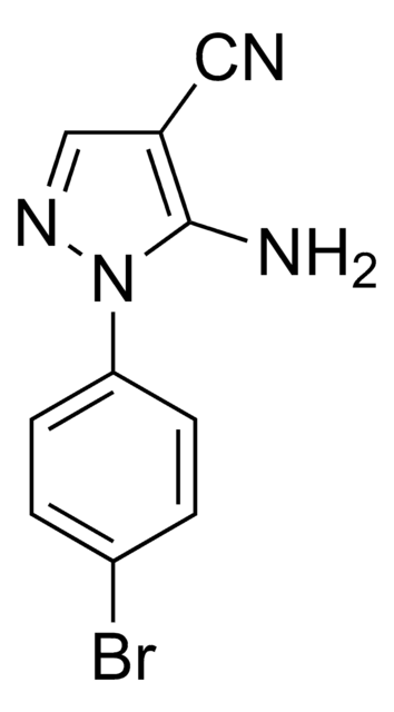 5-AMINO-1-(2-BROMOPHENYL)-1H-PYRAZOLE-4-CARBONITRILE structure, CAS 71856-54-7