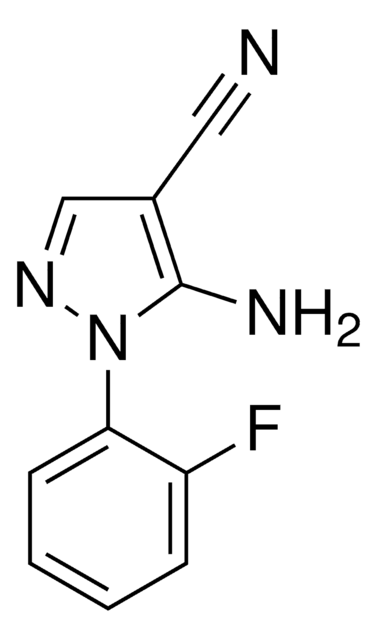 5-AMINO-1-(2-FLUOROPHENYL)-3-METHYL-1H-PYRAZOLE-4-CARBONITRILE structure, CAS 1072944-83-2