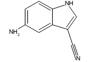 5-AMINO-1H-INDOLE-3-CARBONITRILE structure, CAS 159768-57-7