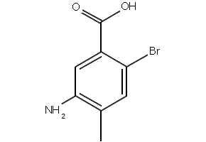 5-AMINO-2-BROMO-4-METHYLBENZOIC ACID structure, CAS 745048-63-9