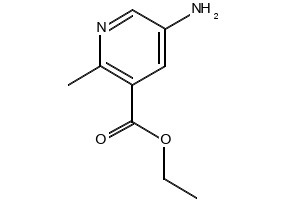 5-AMINO-2-METHYLNICOTINIC ACID ETHYL ESTER structure, CAS 60390-42-3