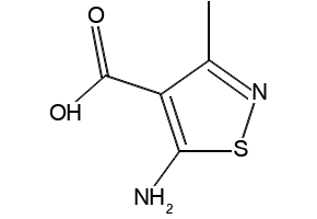 5-AMINO-3-METHYLISOTHIAZOLE-4-CARBOXYLIC ACID structure, CAS 22131-51-7