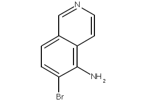 5-AMINO-6-BROMOISOQUINOLINE structure, CAS 850198-02-6