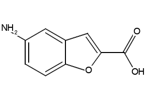 5-AMINOBENZOFURAN-2-CARBOXYLIC ACID structure, CAS 42933-44-8