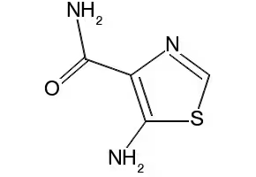 5-AMINOTHIAZOLE-4-CARBOXAMIDE structure, CAS 5539-46-8