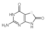 5-AMINOTHIAZOLO[4,5-D]PYRIMIDINE-2,7(3H,6H)-DIONE structure, CAS 30161-97-8