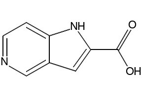 5-AZAINDOLE-2-CARBOXYLIC ACID structure, CAS 800401-65-4