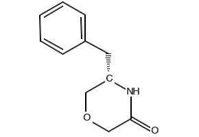 5-BENZYLMORPHOLIN-3-ONE structure, CAS 7684-29-9