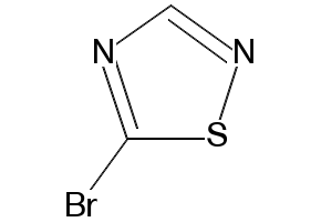 5-BROMO-1,2,4-THIADIAZOLE structure, CAS 43201-13-4
