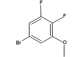 5-BROMO-1,2-DIFLUORO-3-NITROBENZENE structure, CAS 1261988-16-2