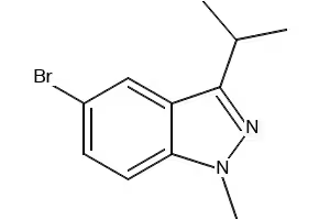 5-BROMO-1-ISOPROPYL-1H-INDAZOLE structure, CAS 1280786-83-5
