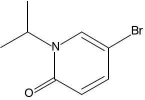 5-BROMO-1-ISOPROPYLPYRIDIN-2(1H)-ONE structure, CAS 851087-08-6
