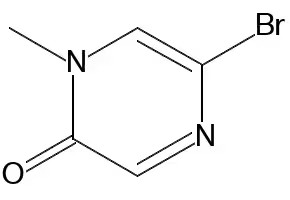 5-BROMO-1-METHYL-1H-PYRAZIN-2-ONE structure, CAS 1243288-53-0