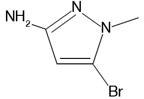 5-BROMO-1-METHYL-1H-PYRAZOL-3-AMINE structure, CAS 89088-55-1