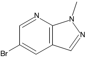 5-BROMO-1-METHYL-1H-PYRAZOLO[3,4-B]PYRIDINE structure, CAS 887115-56-2