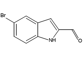 5-BROMO-1H-INDOLE-2-CARBALDEHYDE structure, CAS 53590-50-4