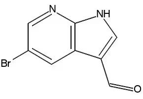 5-BROMO-1H-PYRROLO[2,3-B]PYRIDINE-3-CARBALDEHYDE structure, CAS 757978-33-9
