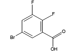 5-BROMO-2,3-DIFLUOROBENZOIC ACID structure, CAS 887585-64-0