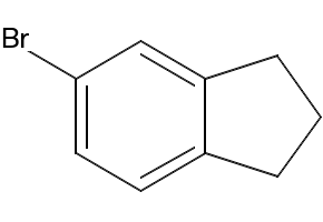 5-BROMO-2,3-DIHYDRO-1H-INDENE structure, CAS 6134-54-9