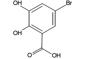 5-BROMO-2,3-DIHYDROXYBENZOIC ACID structure, CAS 72517-15-8