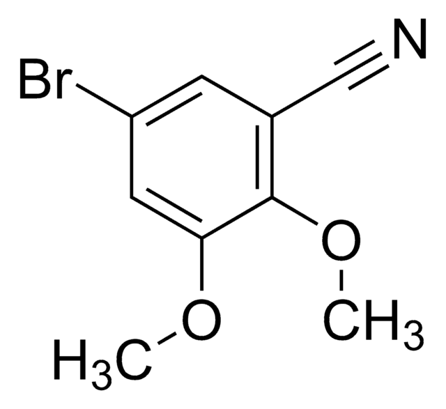 5-BROMO-2,3-DIMETHOXYBENZONITRILE structure, CAS 164670-73-9