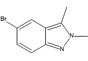 5-BROMO-2,3-DIMETHYL-2H-INDAZOLE structure, CAS 878064-16-5