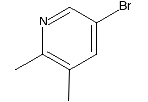 5-BROMO-2,3-DIMETHYLPYRIDINE structure, CAS 27063-90-7