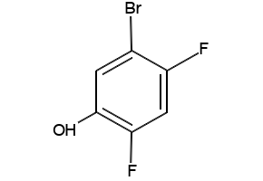 5-BROMO-2,4-DIFLUOROPHENOL structure, CAS 355423-48-2