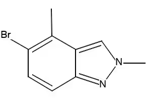 5-BROMO-2,4-DIMETHYL-2H-INDAZOLE structure, CAS 1159511-89-3