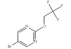 5-BROMO-2-(2,2,2-TRIFLUOROETHOXY)PYRIMIDINE structure, CAS 433683-47-7