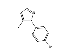 5-BROMO-2-(3,5-DIMETHYL-1H-PYRAZOL-1-YL)PYRIDINE structure, CAS 1150164-92-3