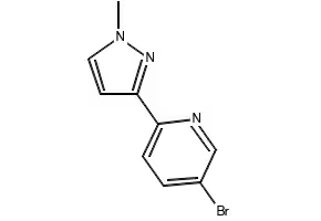 5-BROMO-2-(3-METHYL-5-(TRIFLUOROMETHYL)-1H-PYRAZOL-1-YL)PYRIDINE structure, CAS 1187385-59-6