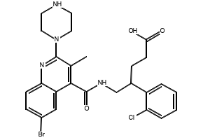 5-BROMO-2-(4-CHLOROPHENYL)PENTANOIC ACID structure, CAS 1017789-33-1