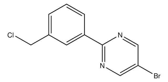 5-BROMO-2-(CHLOROMETHYL)PYRIMIDINE structure, CAS 944903-00-8