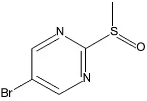 5-BROMO-2-(METHYLSULFINYL)PYRIMIDINE structure, CAS 79685-17-9