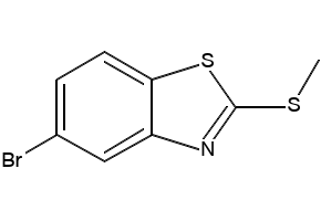 5-BROMO-2-(METHYLTHIO)BENZO[D]THIAZOLE structure, CAS 203395-29-3