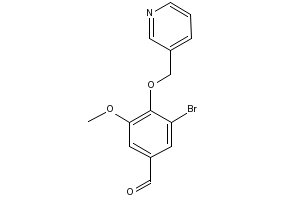 5-BROMO-2-(PYRIDIN-3-YLMETHOXY)BENZALDEHYDE structure, CAS 892873-56-2