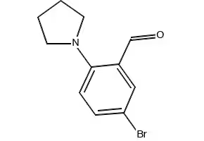 5-BROMO-2-(PYRROLIDIN-1-YL)BENZALDEHYDE structure, CAS 742099-40-7