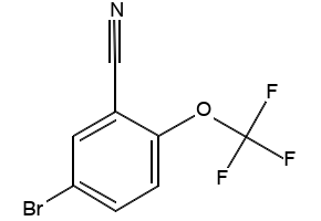 5-BROMO-2-(TRIFLUOROMETHOXY)BENZONITRILE structure, CAS 1210906-15-2