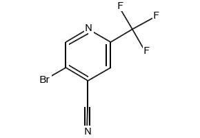 5-BROMO-2-(TRIFLUOROMETHYL)ISONICOTINONITRILE structure, CAS 1070892-04-4