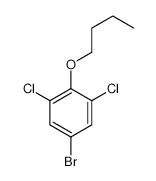 5-BROMO-2-BUTOXY-1,3-DICHLOROBENZENE structure, CAS 1242070-93-4