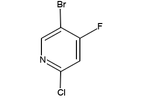 5-BROMO-2-CHLORO-4-FLUOROPYRIDINE structure, CAS 1211580-49-2
