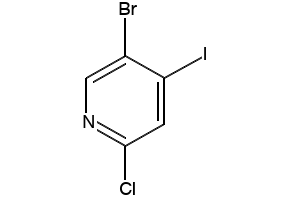 5-BROMO-2-CHLORO-4-IODOPYRIDINE structure, CAS 401892-47-5
