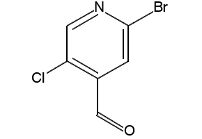 5-BROMO-2-CHLOROISONICOTINALDEHYDE structure, CAS 1060802-23-4