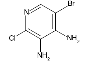 5-BROMO-2-CHLOROPYRIDINE-3,4-DIAMINE structure, CAS 163452-78-6