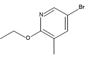 5-BROMO-2-ETHOXY-3-METHYLPYRIDINE structure, CAS 610279-03-3