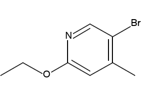 5-BROMO-2-ETHOXY-4-METHYLPYRIDINE structure, CAS 610279-04-4